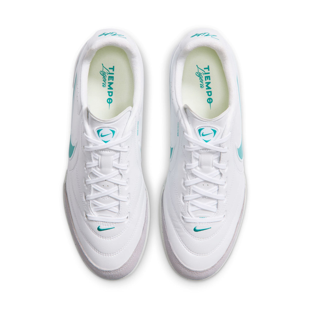 Nike Tiempo Ligera 10 Pro TF Soccer Shoes - White/ Dusty Cactus/ White