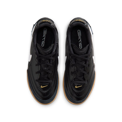 Nike Junior StreetGato IC Indoor Soccer Shoes - Black/ White