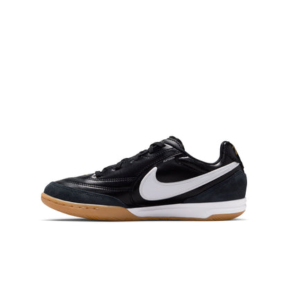 Nike Junior StreetGato IC Indoor Soccer Shoes - Black/ White