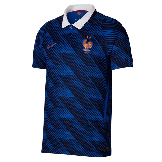 Nike Men's France Authentic Home Jersey 2026 - Game Royal/ Metallic Copper