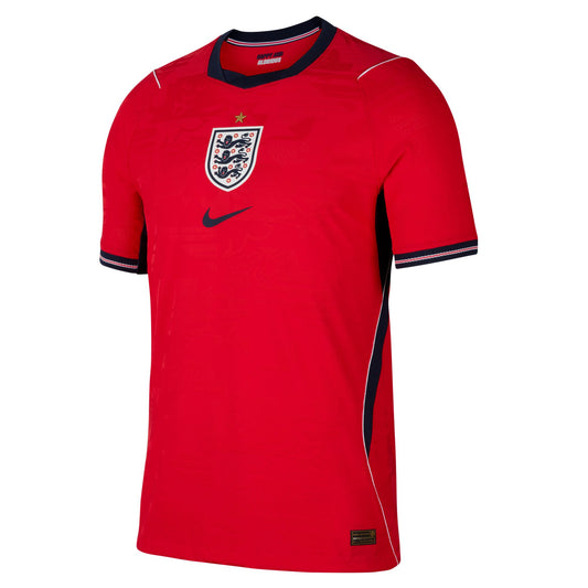 Nike Men's England Dri-Fit Authentic Away Jersey 2026 - Speed Red/Obsiden/White/Obsiden