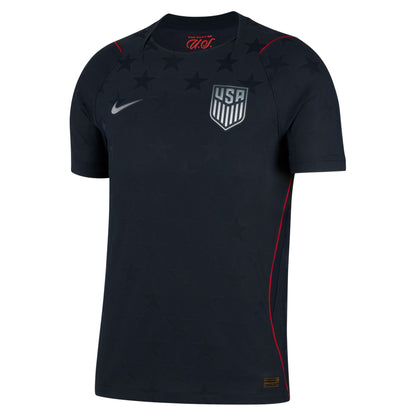 Nike Men's USMNT Authentic Away Jersey 2026 - Dark Obsidian/ Pure Platinum