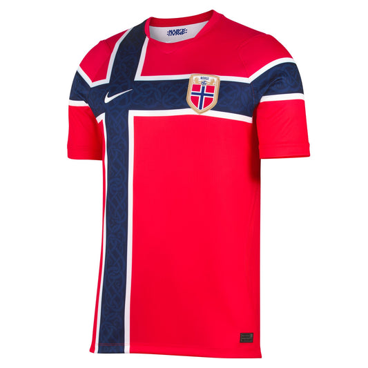 Nike Men's Norway Replica Home Jersey 2026 - Chile Red/Chile Red/White