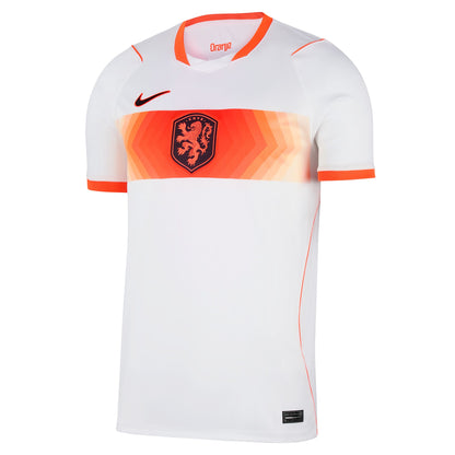 Nike Men's Netherlands Replica Away Jersey 2026 - White/ Hyper Crimson/ Black