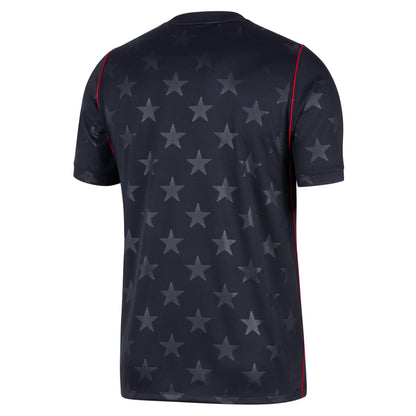 Nike Men's USMNT Away Jersey 2026 - Dark Obsidian/ Pure Platinum