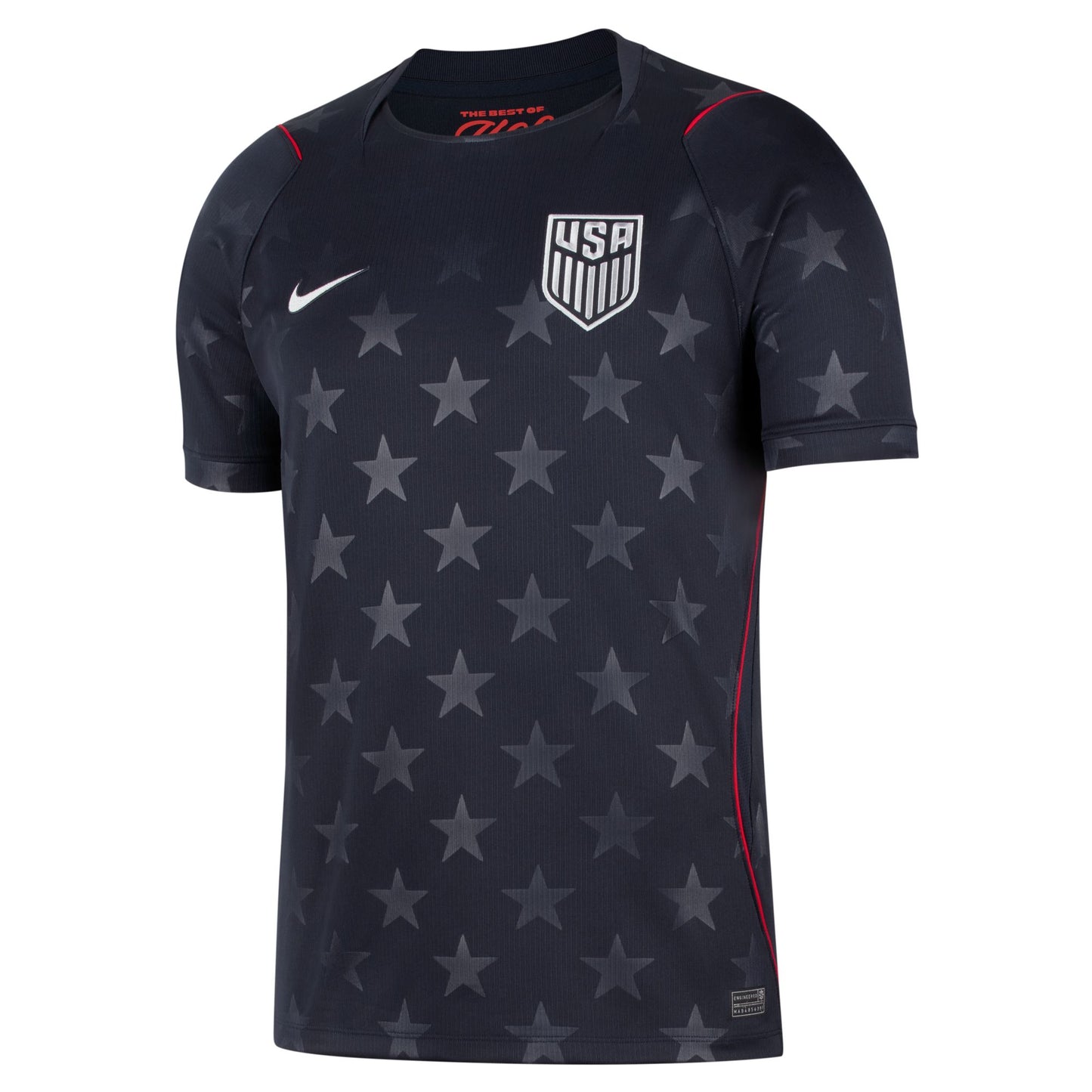 Nike Men's USMNT Away Jersey 2026 - Dark Obsidian/ Pure Platinum