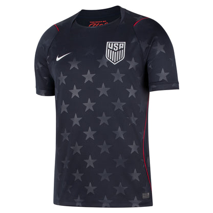 Nike Men's USMNT Away Jersey 2026 - Dark Obsidian/ Pure Platinum