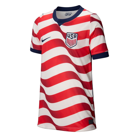 Nike Youth Replica USMNT Home Jersey 2026 - Sail/ Midnight Navy/ Midnight Navy