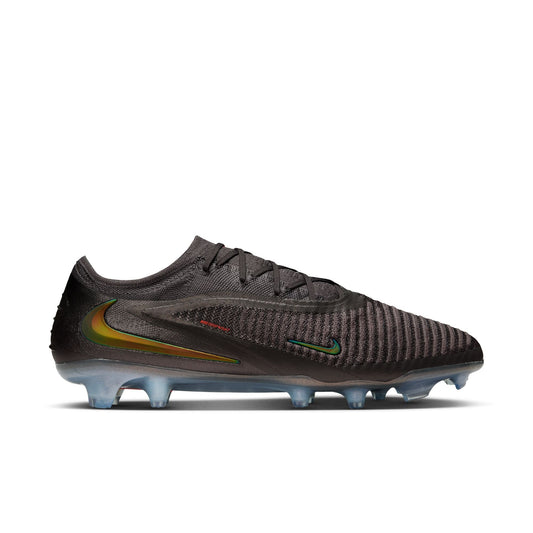 Nike Phantom 6 Low Elite LV8 FG Firm Ground Soccer Cleat -Medium Ash/Gold Amber/Black