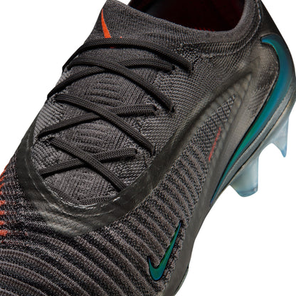 Nike Phantom 6 Low Elite LV8 FG Firm Ground Soccer Cleat -Medium Ash/Gold Amber/Black