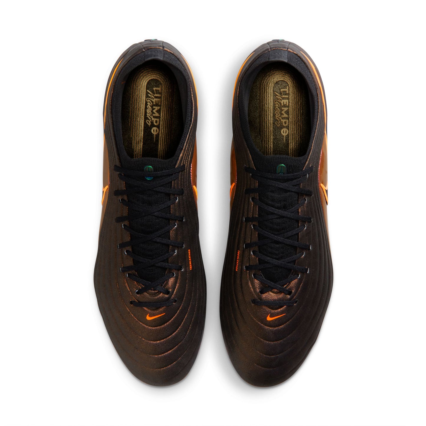 Nike Tiempo Maestro Elite FG FG Firm Ground Soccer Cleats LV8- Black/Laser Orange - Hyper Crimson