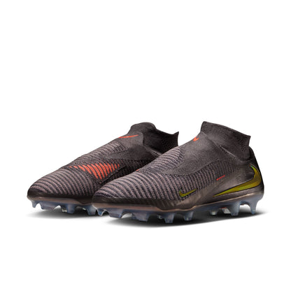 Nike Phantom 6 High Elite LV8 FG Firm Ground Soccer Cleats -Medium Ash/Gold Amber/Black