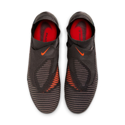 Nike Phantom 6 High Elite LV8 FG Firm Ground Soccer Cleats -Medium Ash/Gold Amber/Black