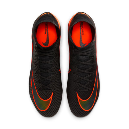 Nike Zoom Superfly 10 Elite FG/MG Firm Ground Socer Cleats - Black/Hyper Crimson