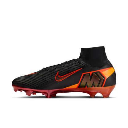 Nike Zoom Superfly 10 Elite FG/MG Firm Ground Socer Cleats - Black/Hyper Crimson