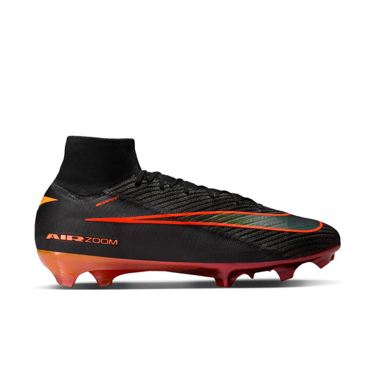 Nike Zoom Superfly 10 Elite FG/MG Firm Ground Socer Cleats - Black/Hyper Crimson