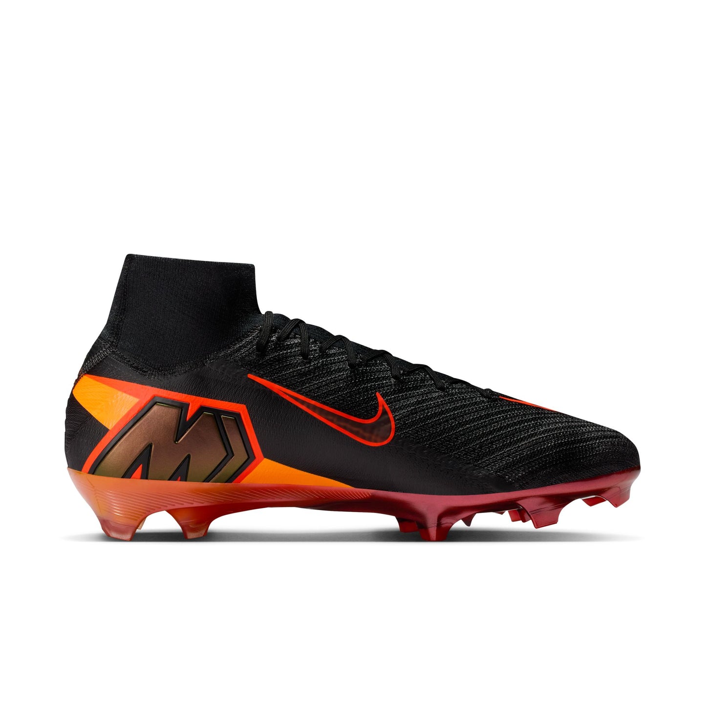 Nike Zoom Superfly 10 Elite FG/MG Firm Ground Socer Cleats - Black/Hyper Crimson