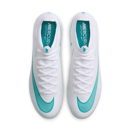 Nike Mercurial Vapor 17 Elite Firm Ground Soccer Cleat - White/ Dusty Cactus/ White