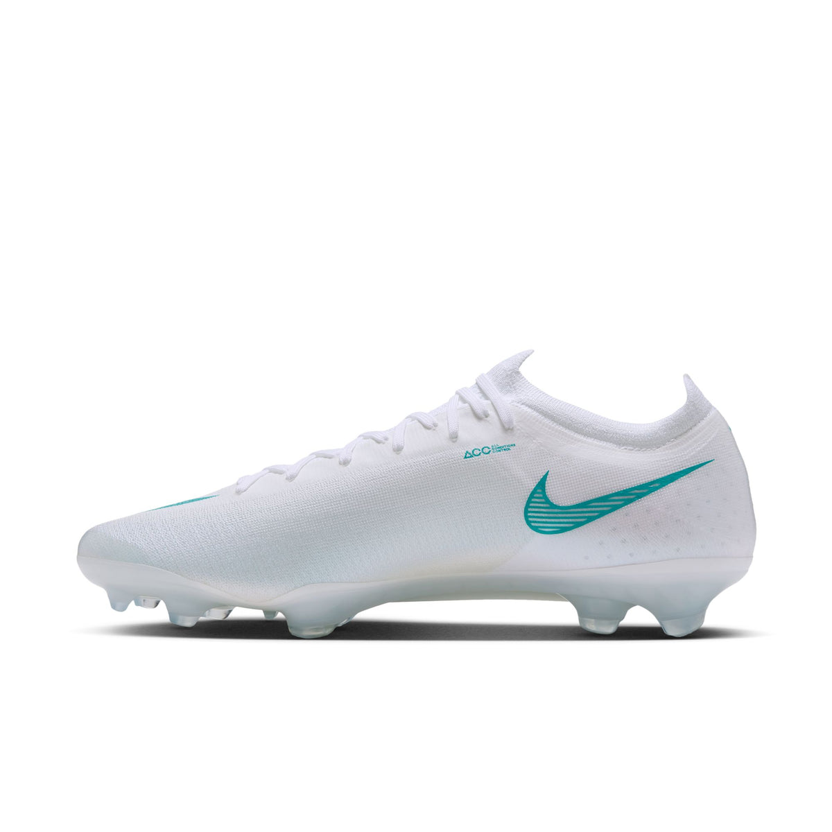 Nike Mercurial Vapor 17 Elite Firm Ground Soccer Cleat - White/ Dusty Cactus/ White