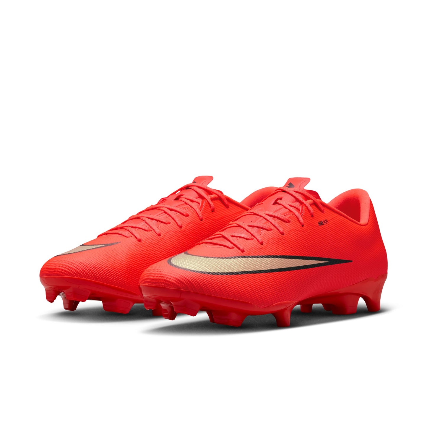 Nike Zoom Mercurial Vapor 17 Academy FG Firm Ground Soccer Cleats - Bright Crimson/ Blur