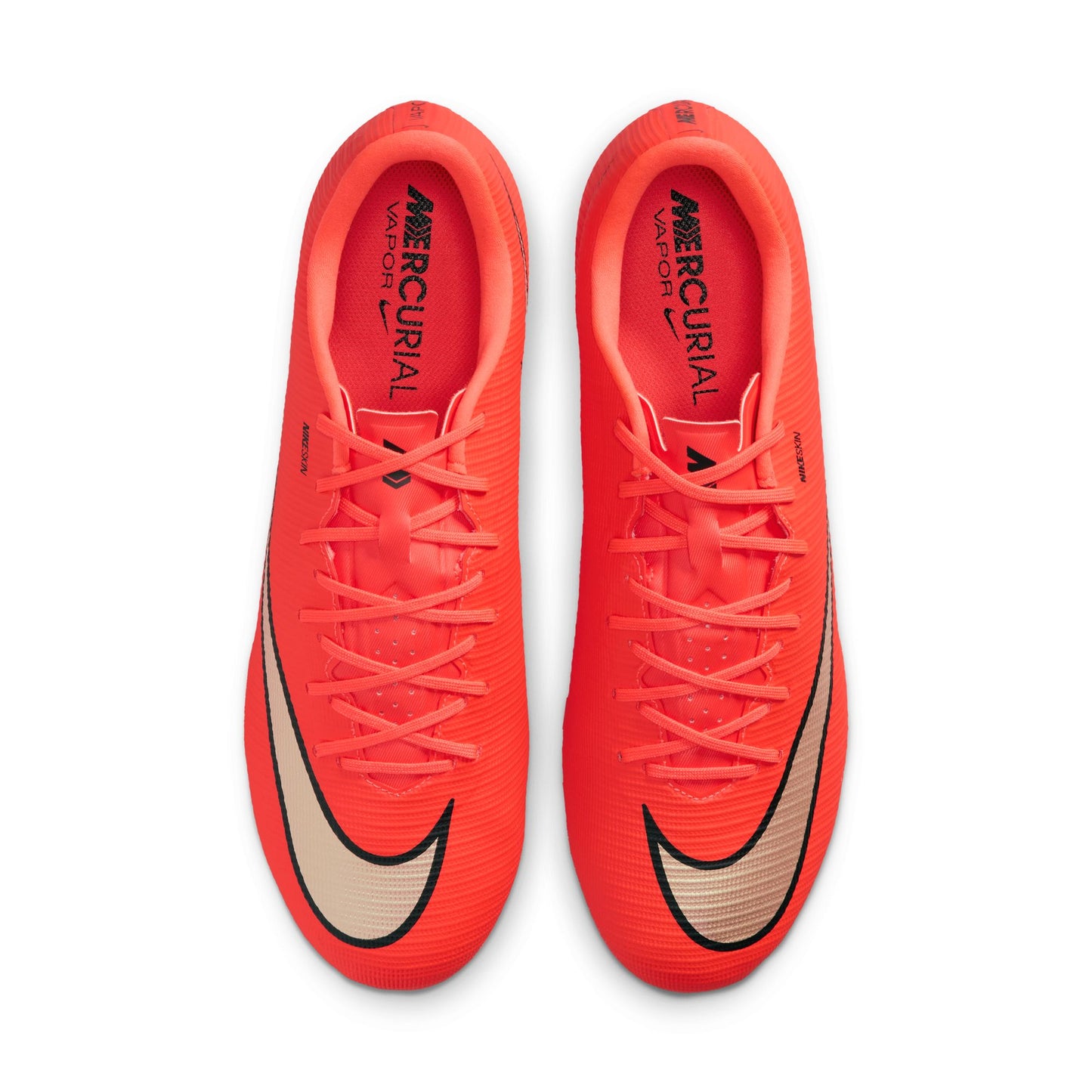 Nike Zoom Mercurial Vapor 17 Academy FG Firm Ground Soccer Cleats - Bright Crimson/ Blur