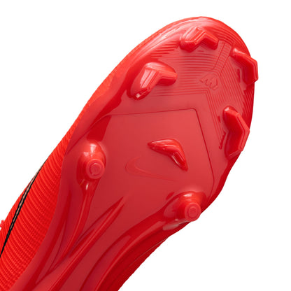 Nike Zoom Mercurial Vapor 17 Academy FG Firm Ground Soccer Cleats - Bright Crimson/ Blur