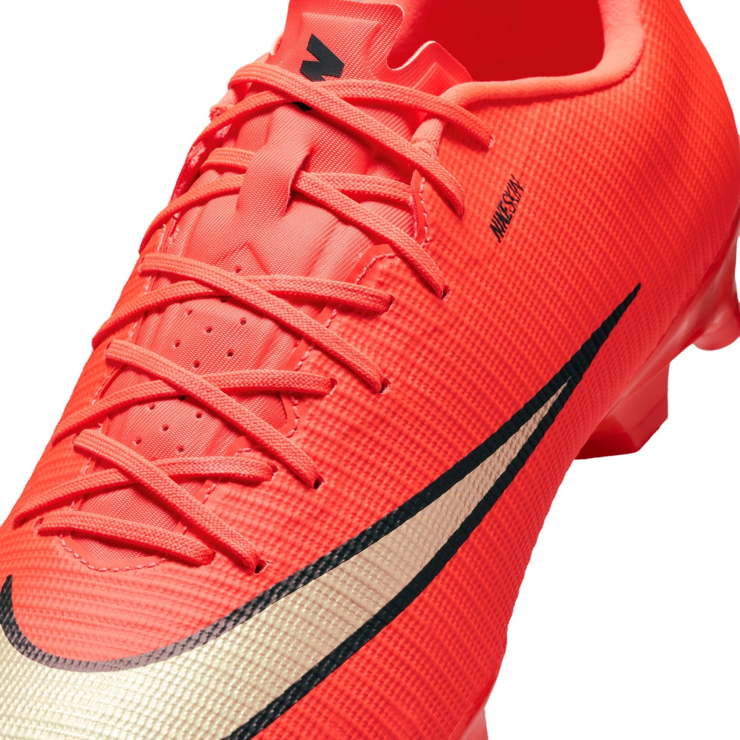 Nike Zoom Mercurial Vapor 17 Academy FG Firm Ground Soccer Cleats - Bright Crimson/ Blur