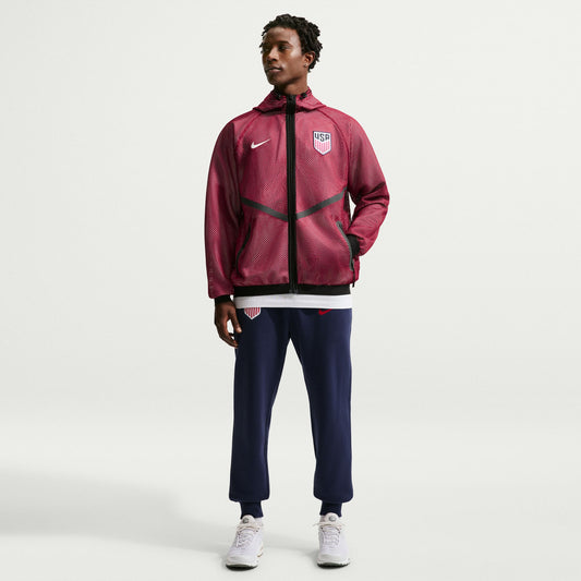 Nike Men's USA Nike Dri-Fit KMC National Anthem Jacket 2026 - Team Red/Sail/Sail
