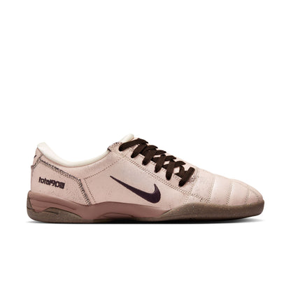 Nike T90 Premium Indoor Soccer Shoe- Pearl White/ Shadow Brown/ Pearl White