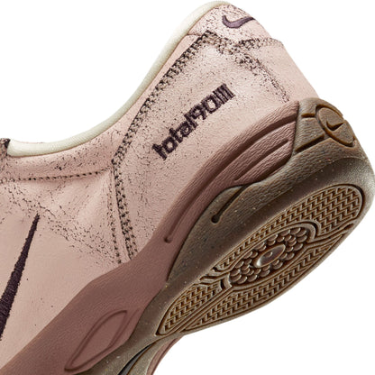 Nike T90 Premium Indoor Soccer Shoe- Pearl White/ Shadow Brown/ Pearl White