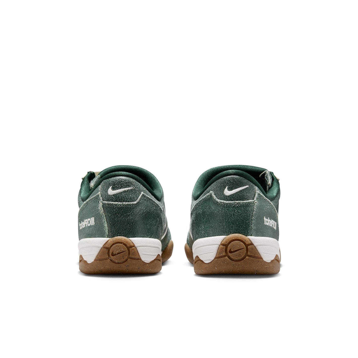 Nike T90 Premium Indoor Soccer Shoe- Firm/ Sail-Fir-Gum Med Brown