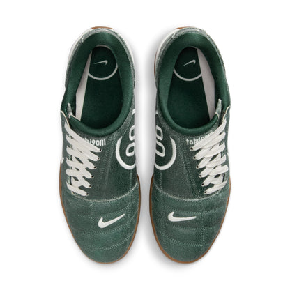 Nike T90 Premium Indoor Soccer Shoe- Firm/ Sail-Fir-Gum Med Brown