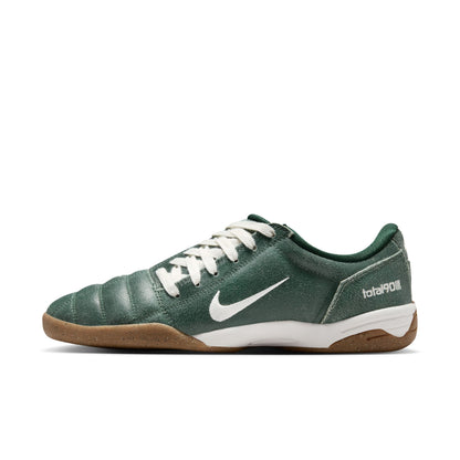 Nike T90 Premium Indoor Soccer Shoe- Firm/ Sail-Fir-Gum Med Brown