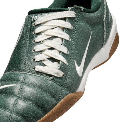 Nike T90 Premium Indoor Soccer Shoe- Firm/ Sail-Fir-Gum Med Brown