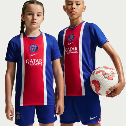 Nike Youth Paris Saint German Replica Home Jersey 2026 - Old Royal / White/ University Red
