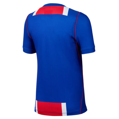 Nike Youth Paris Saint German Replica Home Jersey 2026 - Old Royal / White/ University Red