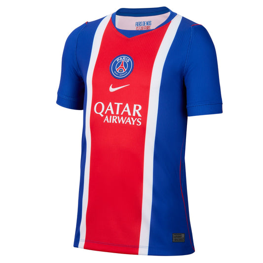 Nike Youth Paris Saint German Replica Home Jersey 2026 - Old Royal / White/ University Red