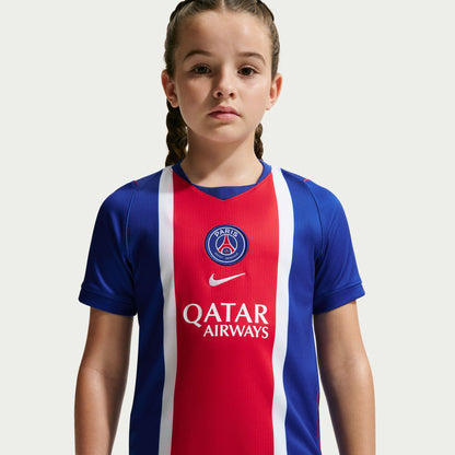 Nike Youth Paris Saint German Replica Home Jersey 2026 - Old Royal / White/ University Red