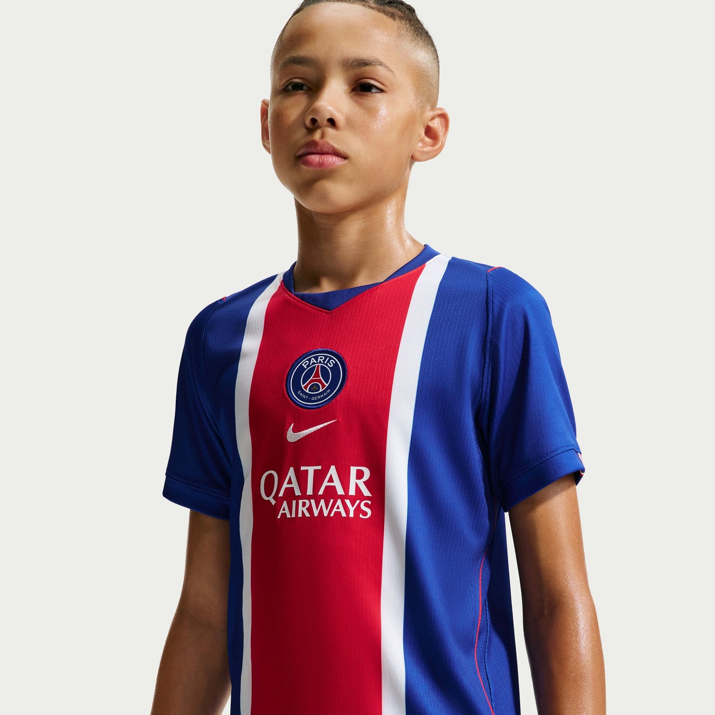 Nike Youth Paris Saint German Replica Home Jersey 2026 - Old Royal / White/ University Red
