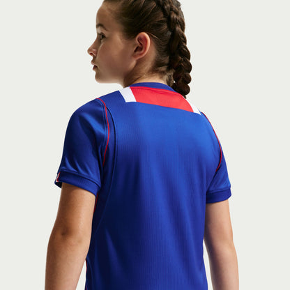 Nike Youth Paris Saint German Replica Home Jersey 2026 - Old Royal / White/ University Red