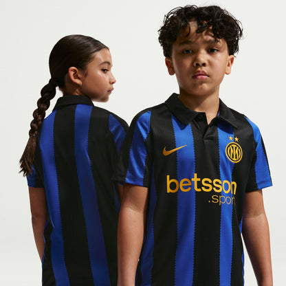 Nike Youth Replica Inter Milan Home Jersey 2026 - Lyon Blue/ Black / University Gold