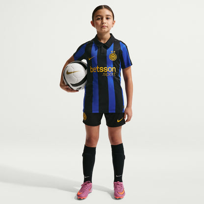 Nike Youth Replica Inter Milan Home Jersey 2026 - Lyon Blue/ Black / University Gold