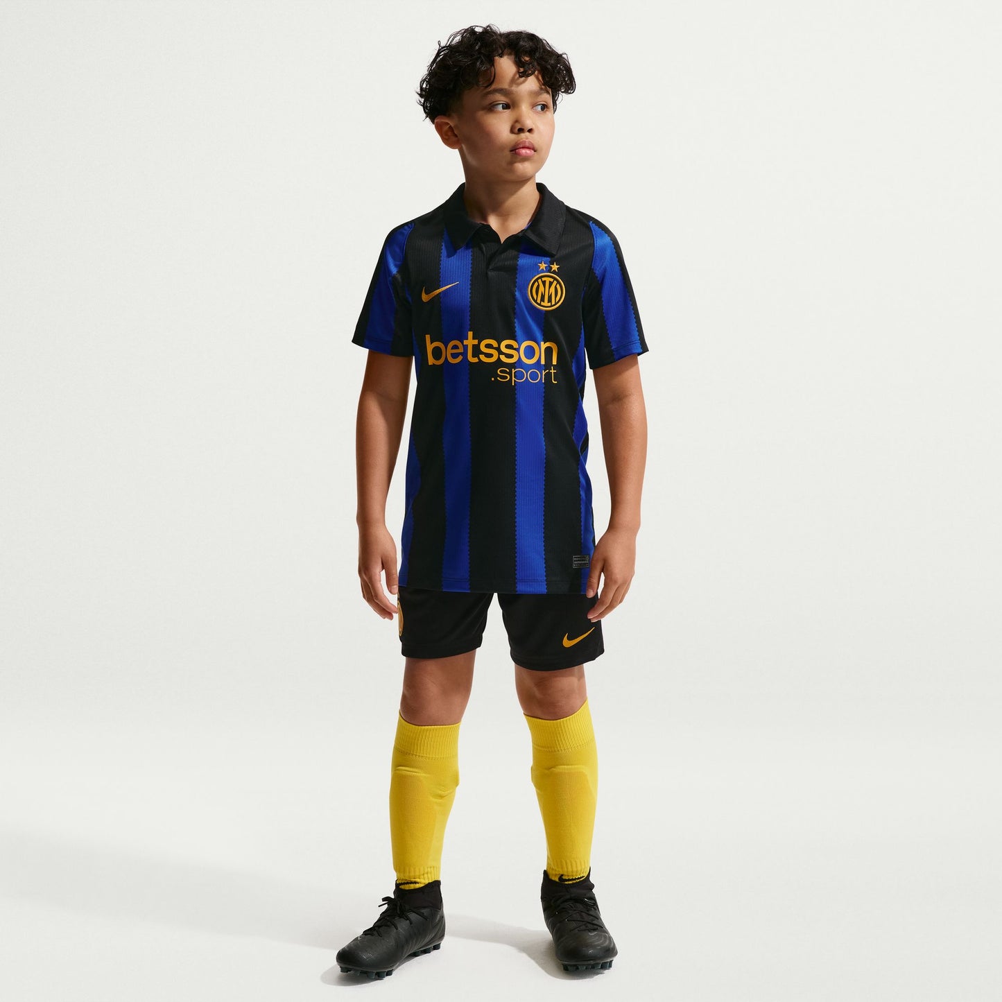 Nike Youth Replica Inter Milan Home Jersey 2026 - Lyon Blue/ Black / University Gold