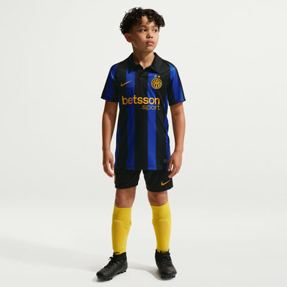 Nike Youth Replica Inter Milan Home Jersey 2026 - Lyon Blue/ Black / University Gold