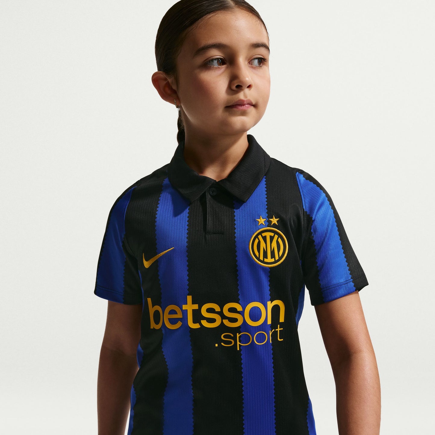 Nike Youth Replica Inter Milan Home Jersey 2026 - Lyon Blue/ Black / University Gold
