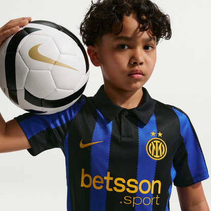 Nike Youth Replica Inter Milan Home Jersey 2026 - Lyon Blue/ Black / University Gold