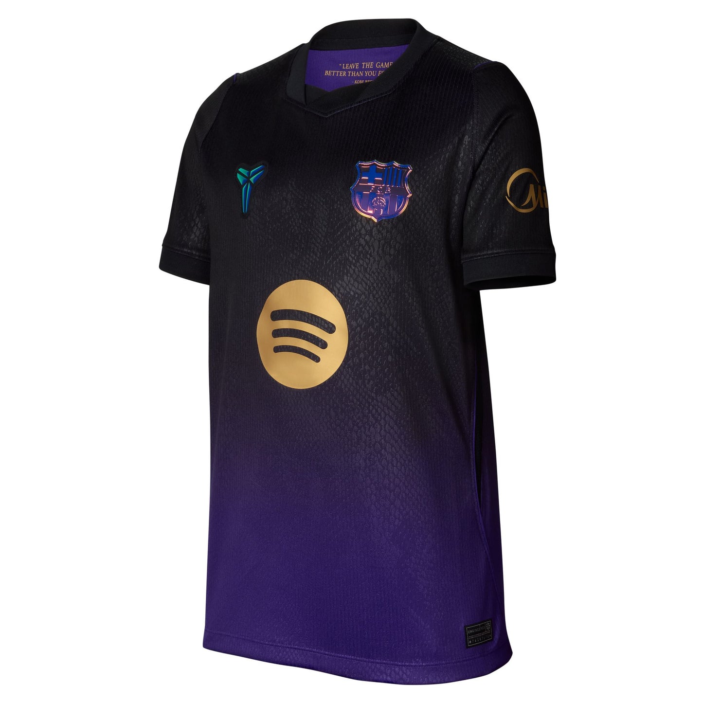 Nike Kid's Barcelona Stadium Away Replica Jersey - Field Purple/ Field Purple/ Metallic Gold