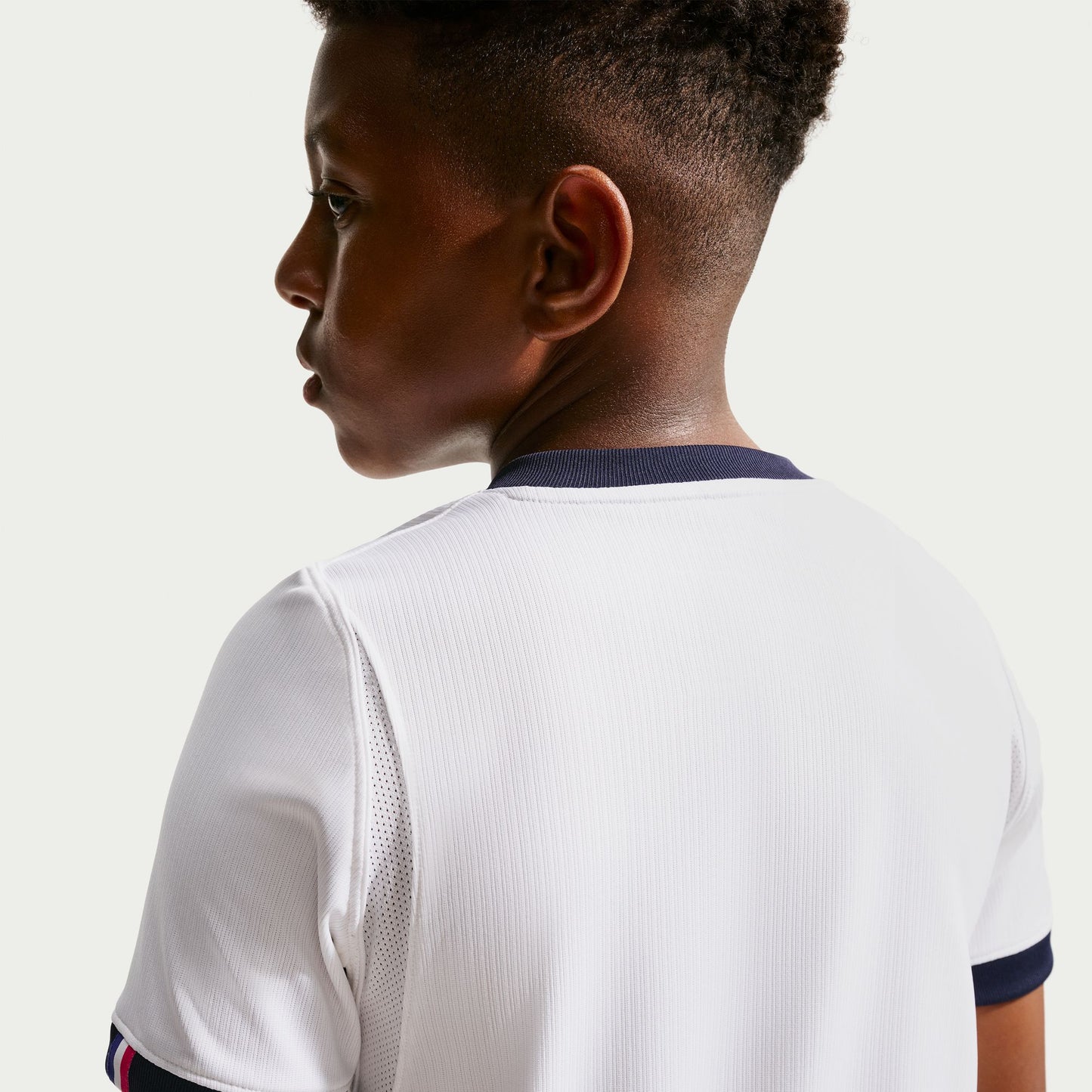 Nike Kid's Paris Saint German Away Replica Jersey - White/ College Navy/ College Navy