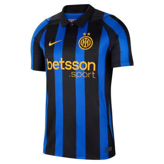 Nike Men's Replica Inter Milan Home Jersey 2026 - Lyon Blue/ Black / University Gold (Copy)