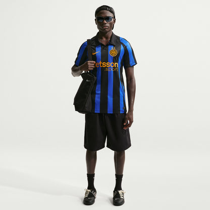 Nike Men's Replica Inter Milan Home Jersey 2026 - Lyon Blue/ Black / University Gold (Copy)